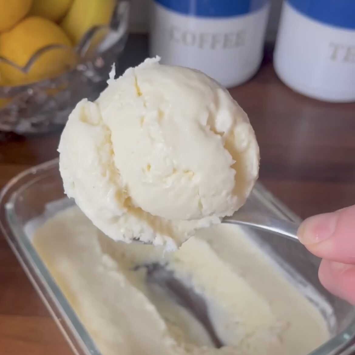 Nyttig citronglass på 3 ingredienser